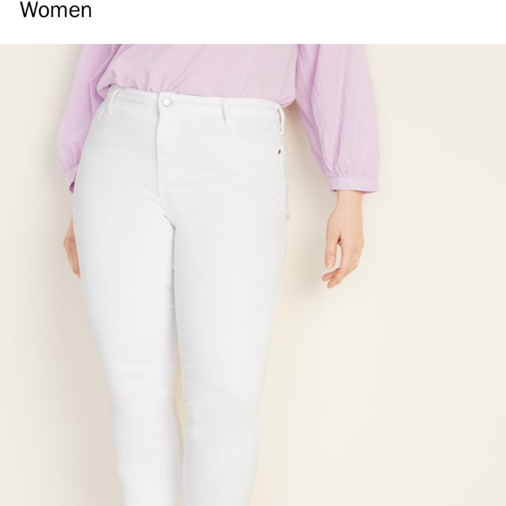 Old navy white jean size 14
